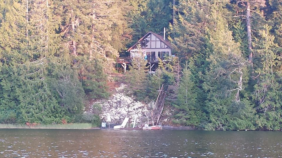 Our Cabin in the Woods - view from the water