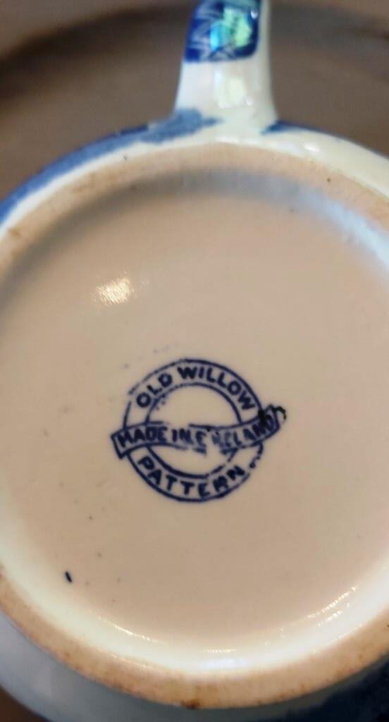 Old Willow Blue Willow Pattern - Blue Willow China Markings