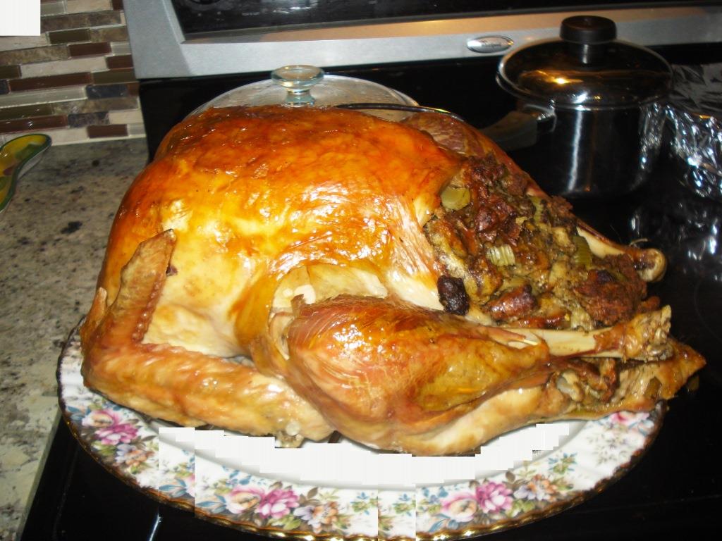 Turkey Day is Coming - Traditional Turkey Stuffing in a Well cooked turkey and simple steps for cooking a turkey, including Best Turkey Stuffing
