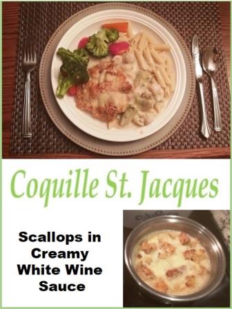 Coquilles St Jacques Recipe also known as Coquilles Saint Jacques Recipe or Coquille St Jacques Recipe
