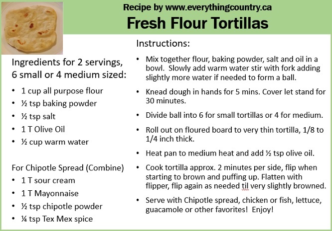 Homemade flour tortillas aka Homemade Tortillas Recipe - Flour Tortilla Recipe