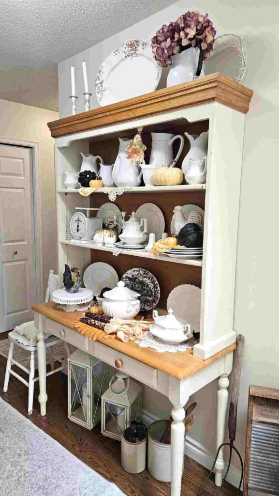 easy fall decorate with me and ironstone
how to cheaply decorate for fall
what is the trend in fall decor for 2025
fall decor with vintage ironstone
fall decor diy ideas