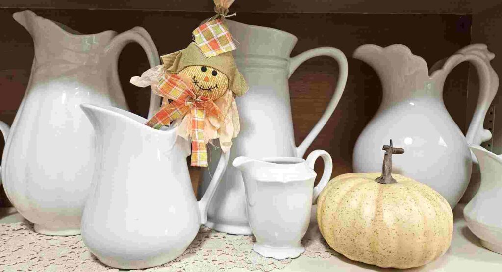 easy fall decorate with me and ironstone
how to cheaply decorate for fall
what is the trend in fall decor for 2025
fall decor with vintage ironstone
fall decor diy ideas